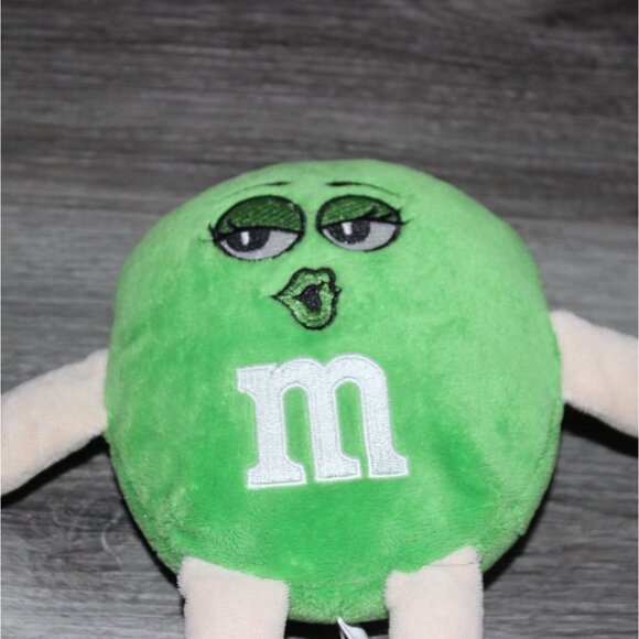 M&M World 11 in Green M&M Stuffed Character-GUC - Picture 2 of 6